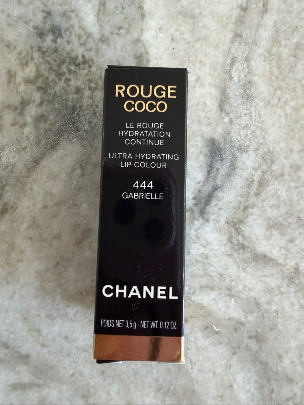 CHANEL Rouge Coco Ultra Hydrating Lip Colour 444 Gabrielle - red